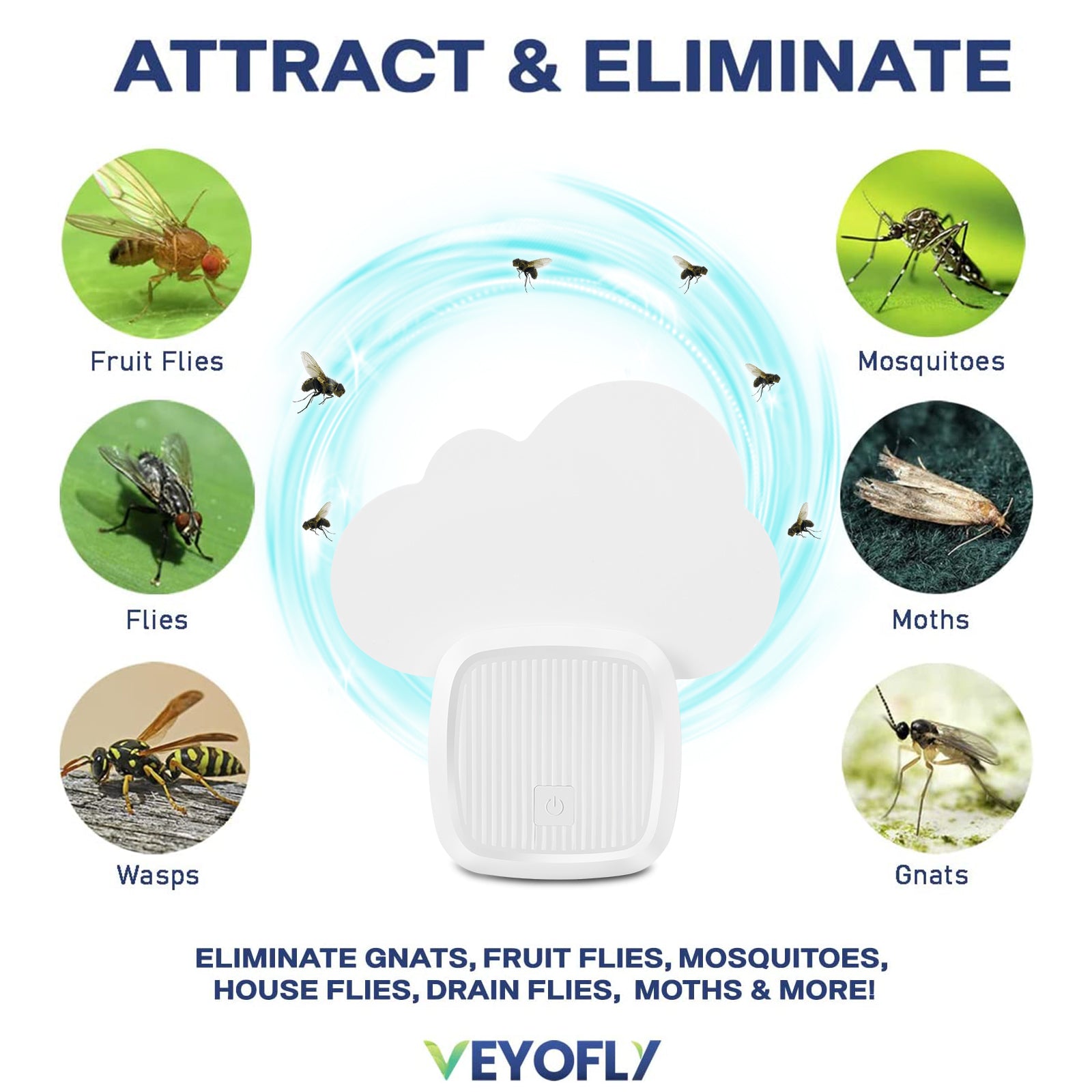 Veyofly Refill Flying Insect Trap (Refill 10-Pack) 
